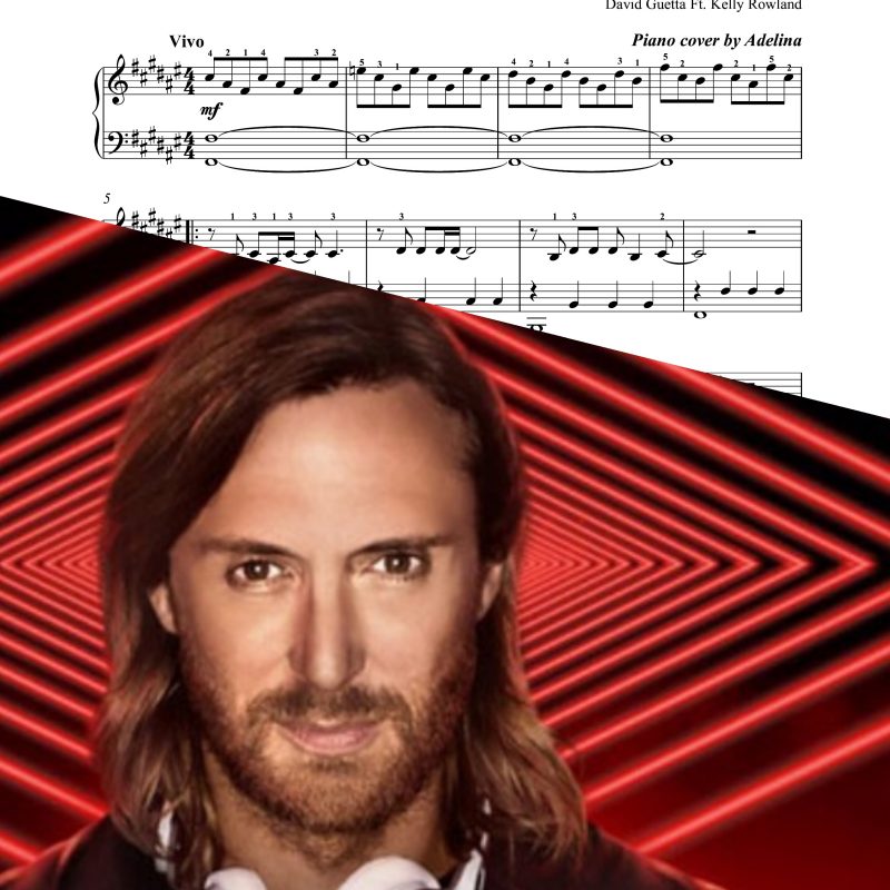 “When love takes over” – David Guetta – Piano Sheet Music