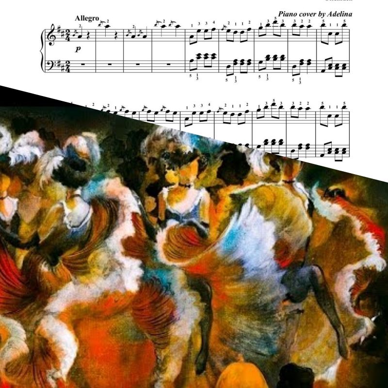 “Can-can” – Offenbach – Piano Sheet Music