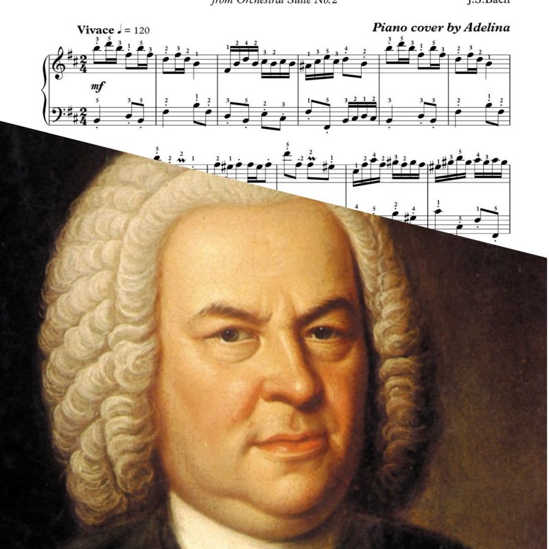 “Badinerie” – Johann Sebastian Bach – Piano Sheet Music