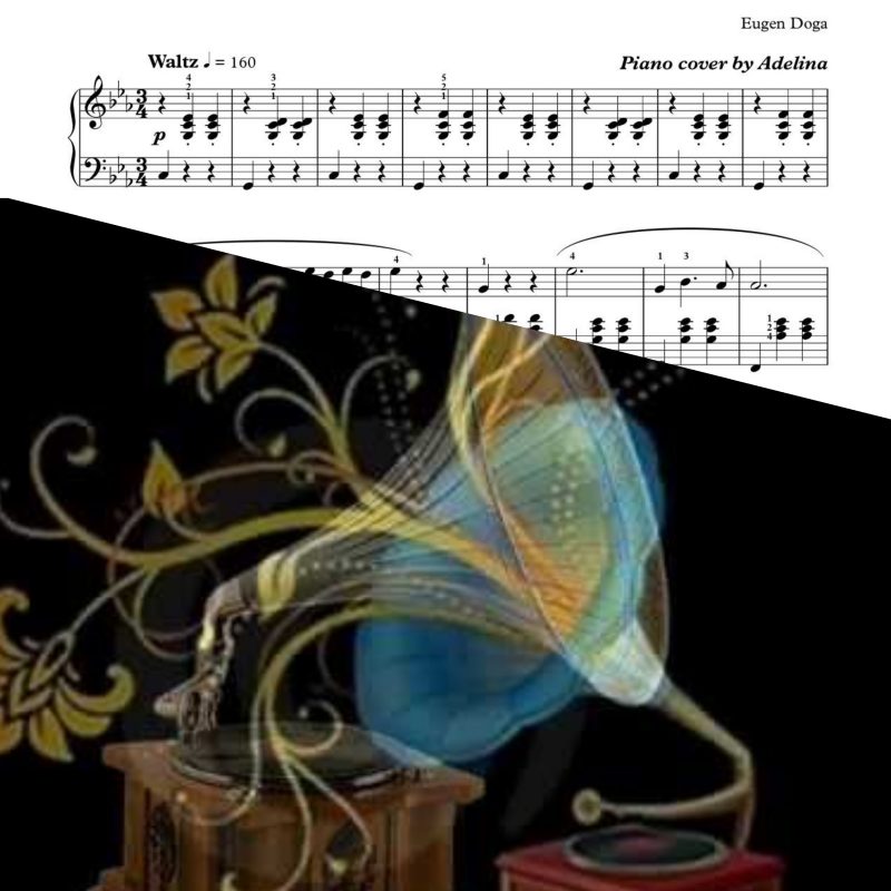 “Gramofon Waltz” – Eugen Doga – Piano Sheet Music