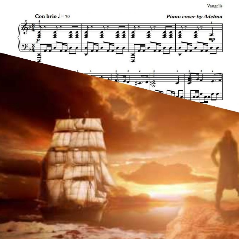“Conquest Of Paradise” – Vangelis – Piano Sheet Music