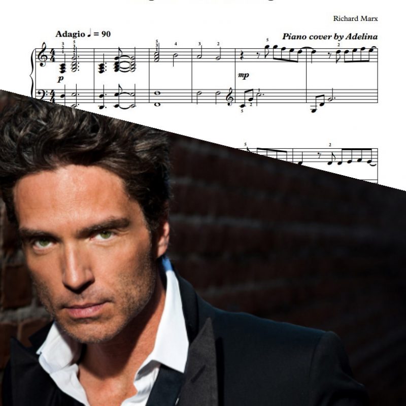 “Right Here Waiting” – Richard Marx – Piano Sheet Music