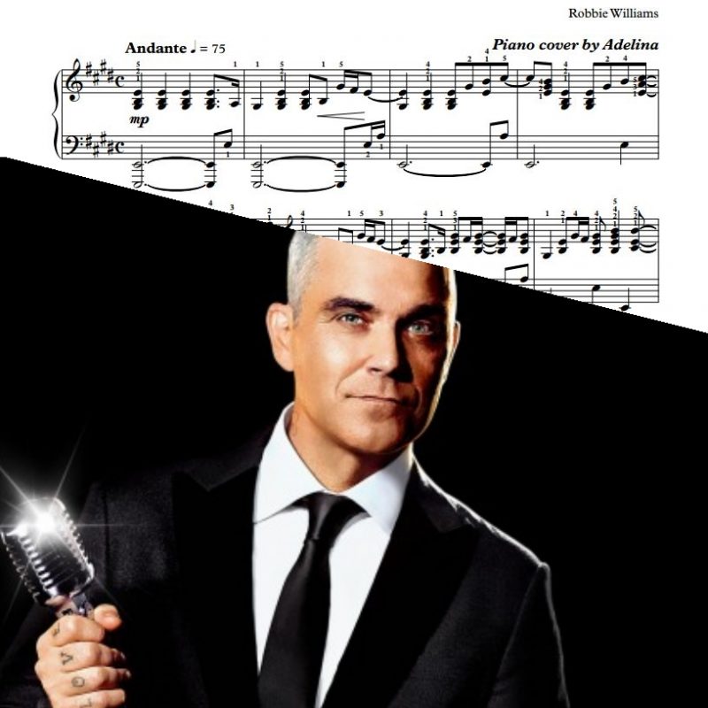 “Angels” – Robbie Williams – Piano Sheet Music