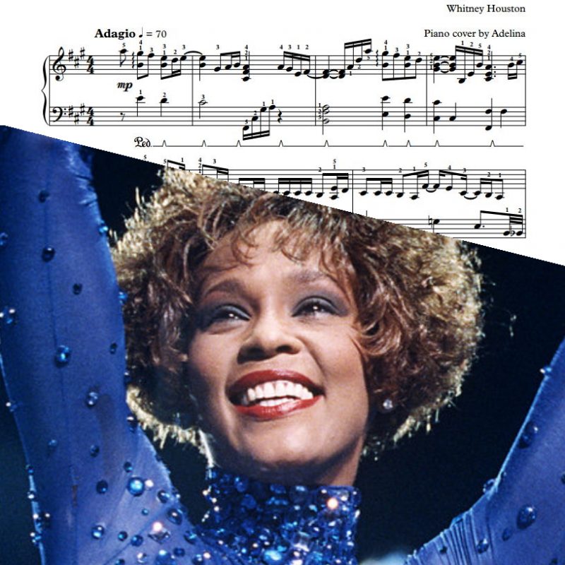 “Greatest Love Of All” – Whitney Houston – Piano Sheet Music