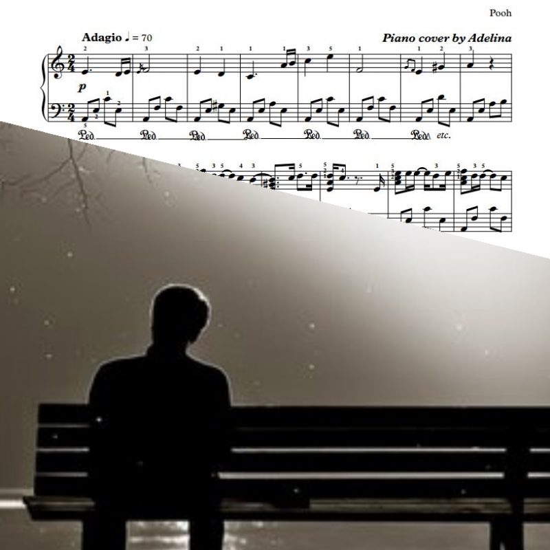 “Uomini Soli” – Pooh – Piano Sheet Music