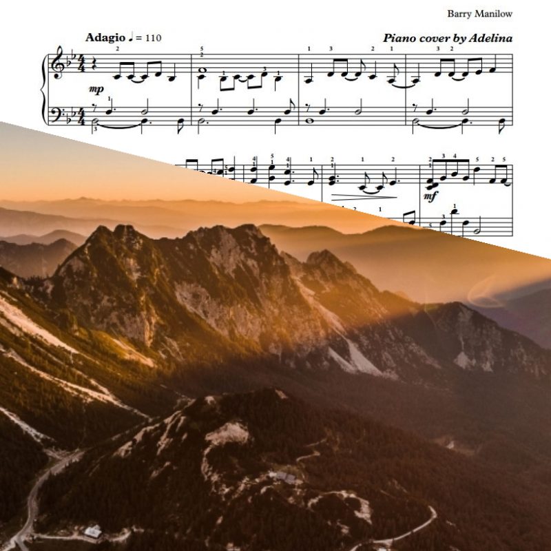 “Mandy” – Barry Manilow – Piano Sheet Music