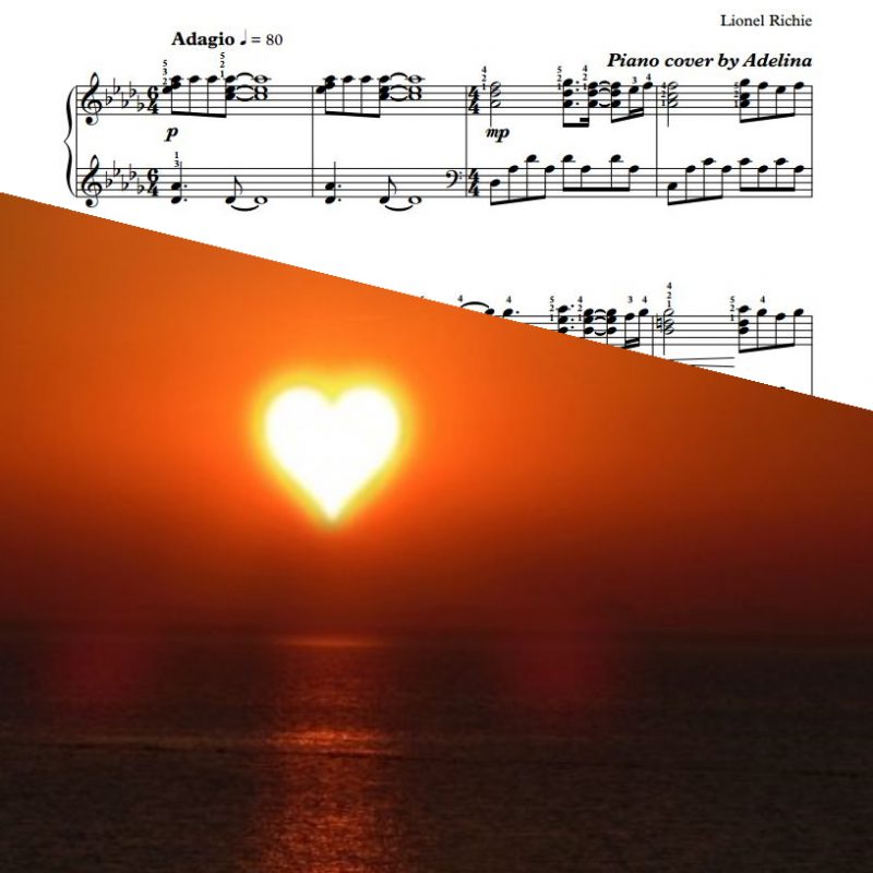 “Truly” – Lionel Richie – Piano Sheet Music