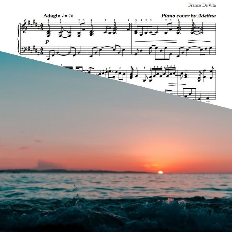 “Tu De Que Vas” – Franco de Vita – Piano Sheet Music