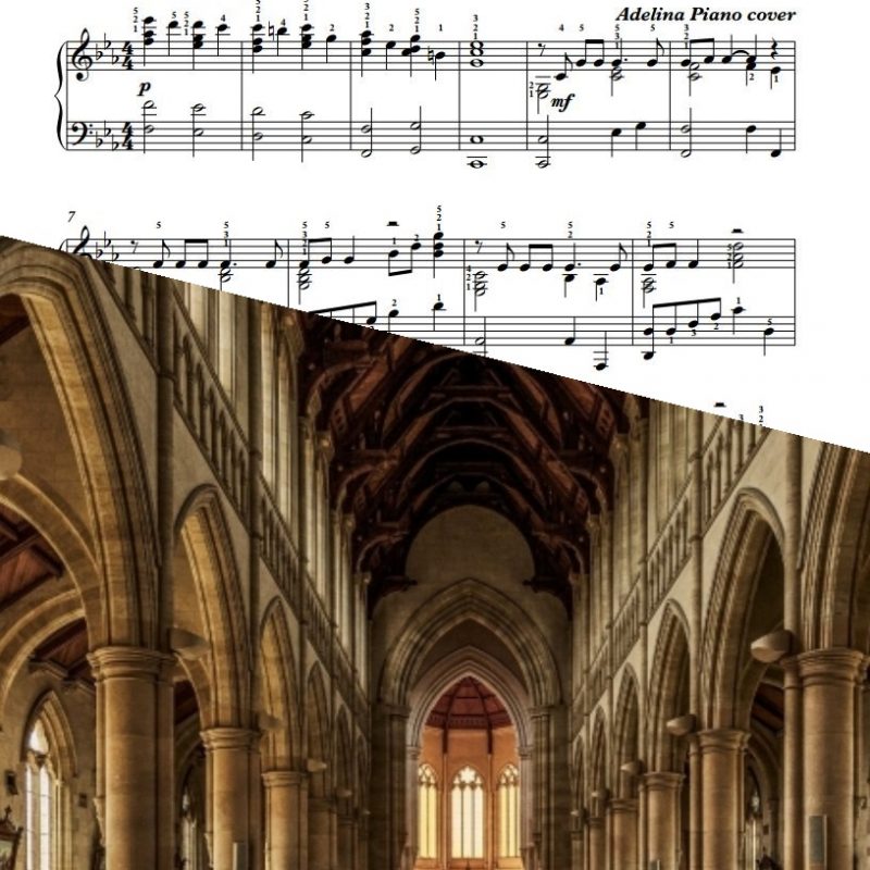 “Le Temps des Cathédrales” – Piano Sheet Music