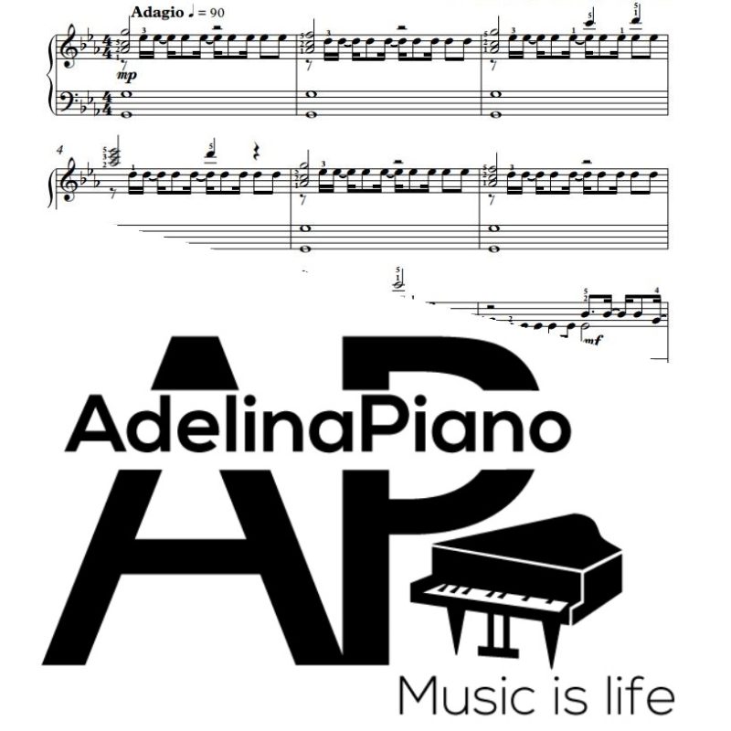 “Hold On My Heart”  – Genesis – Piano Sheet Music