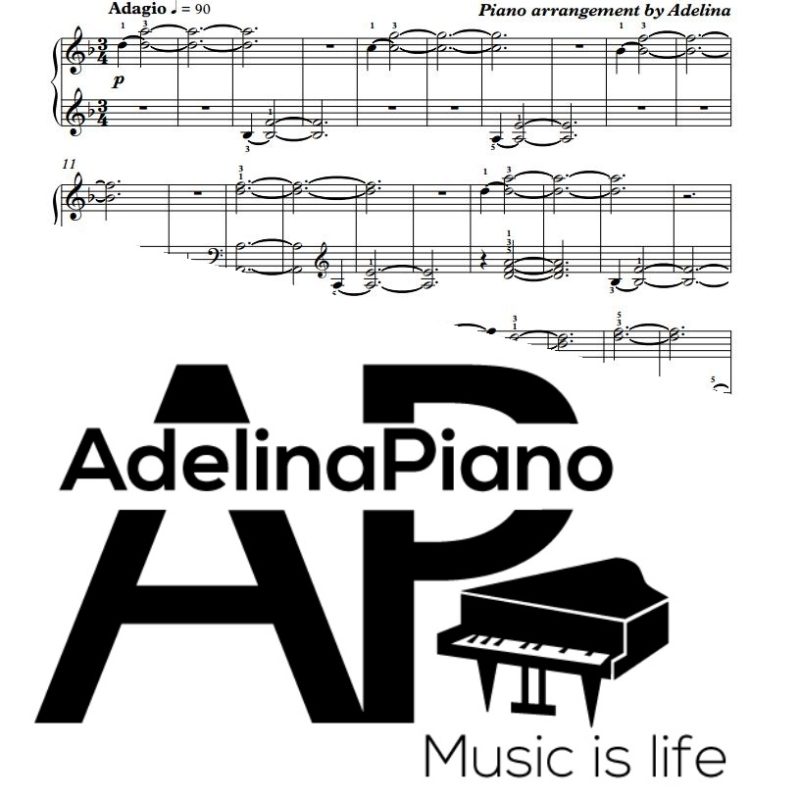 “Faces Of Stone” – David Gilmour – Piano Sheet Music