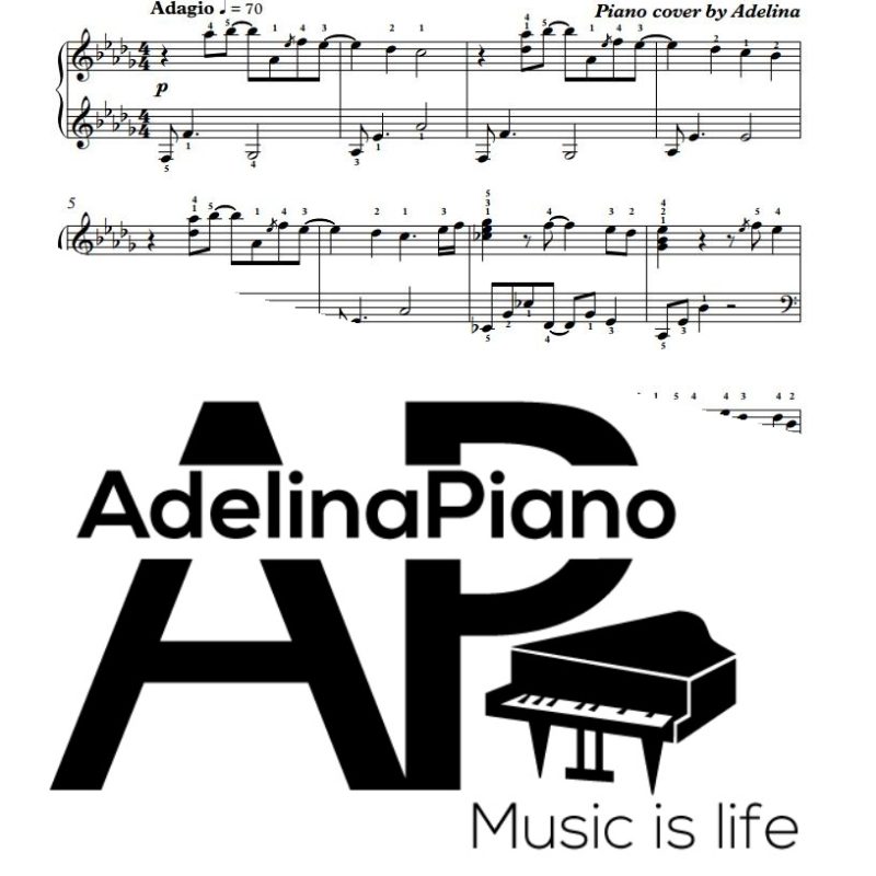 “Love Is” – Vanessa Williams, Brian McKnight – Piano Sheet Music