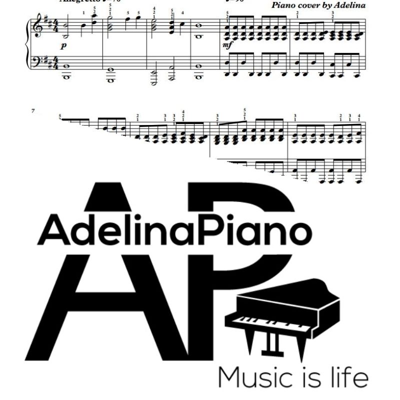 “The World Is Ugly” – My Chemical Romance – Piano Sheet Music